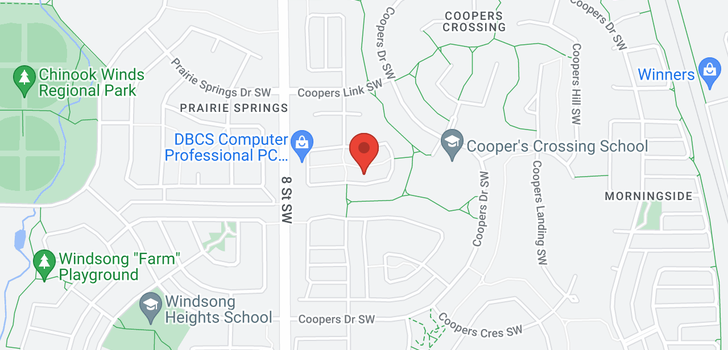 map of 707 COOPERS  Square SW